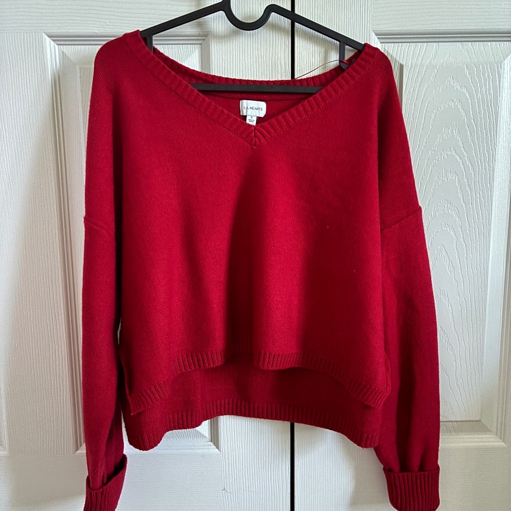 NWOT Pacsun Red Sweater